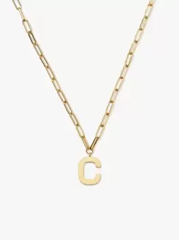 Kate Spade C Initial This Pendant, Gold, One Size