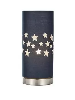 Glow Stars Laser Cute LED Table Lamp, Navy