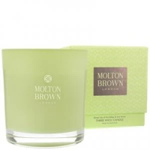 Molton Brown Dewy Lily of the Valley & Star Anise Three Wick Scented Candle 480g