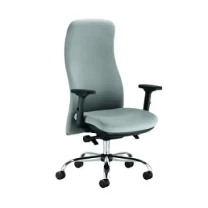 Capella Tempest Posture Chair With 2D Arms Grey KF90935