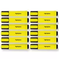 Highlighter - Yellow (12 Pack)