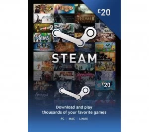 Steam Wallet Card 20 GBP