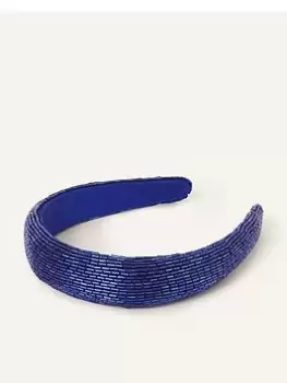 Accessorize Blue Beaded Headband