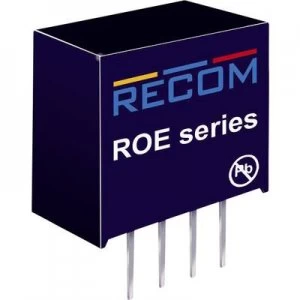 RECOM ROE 0505S DCDC converter print 5 Vdc 5 Vdc 200 mA 1 W No. of outputs 1 x