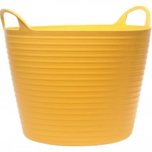 Faithfull Flex Tub Heavy Duty Flexible Bucket 15l Yellow
