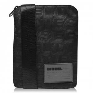 Diesel All Over Print Shoulder Bag - Black T8013