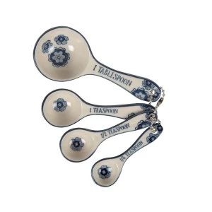 Sass & Belle Blue Willow Floral Measuring Spoons