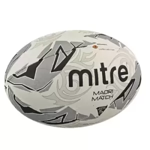 Mitre Maori Match Rugby Ball - White