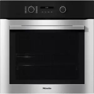 Miele ACTIVE H2761B WiFi Connected Built In Electric Single Oven - Clean Steel - A+ Rated