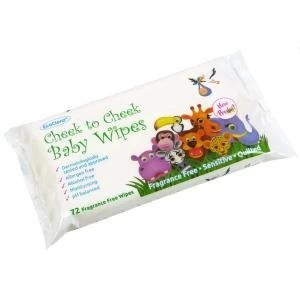 EcoClenz Sensitive Baby Wipes Fragrance Free Flowpack of 60 59592EC