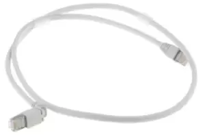 Weidmuller Weidmller Grey Cat6 Cable, S/FTP, Male RJ45/Male RJ45, Terminated, 1m
