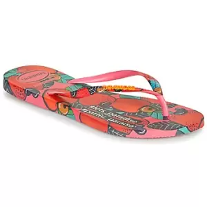 Havaianas SLIM SUMMER womens Flip flops / Sandals (Shoes) in Pink / 3,4 / 5,7.5,1 / 2 kid