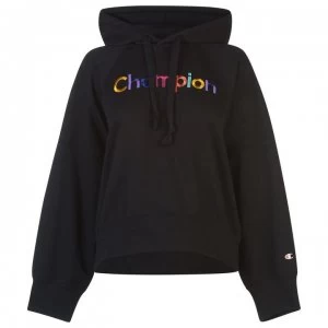Champion Rainbow Crop OTH Hoodie - Black