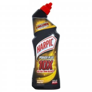 Harpic Power Plus Toilet Cleaner Citrus 750ml Hydrochloric Acid