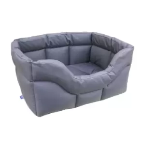 P&L Waterproof Rectangular Extra Large Softee Bed - Grey