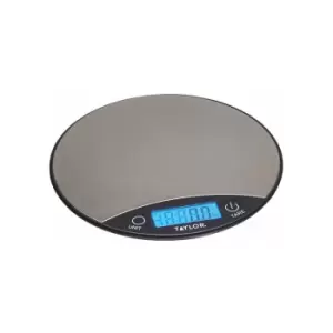 Black & Silver 5kg Digital Dual Kitchen Scale - Taylor Pro