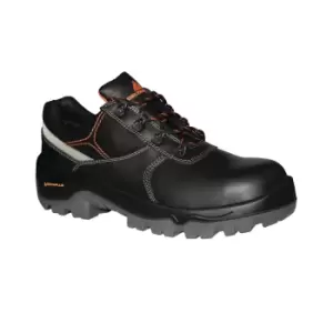 Delta Plus Mens Phocea Composite Water Resistant Leather Safety Shoes (UK 7) (Black)