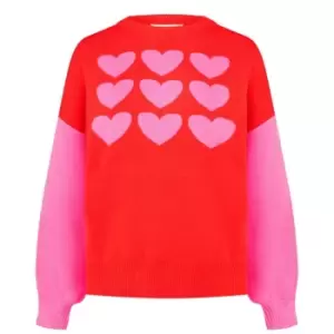 Never Fully Dressed Hearts Delight Jumper - Pink