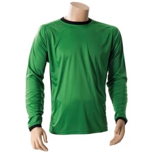 Precision Premier Goalkeeping Shirt Green - M Junior 26-28"