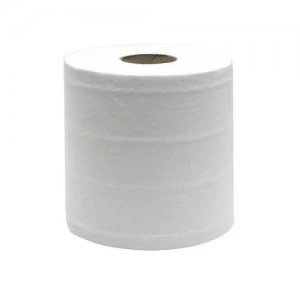 Value Maxima Mini Centre Feed Roll 1Ply White (Pack 12)