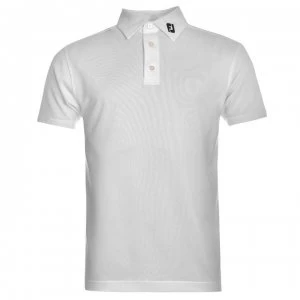 Footjoy Solid Polo Shirt Mens - White