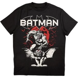DC Comics - Batman Gargoyle Unisex Large T-Shirt - Black