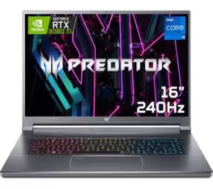 Acer Predator Triton 500SE 16" Gaming Laptop - Intel Core i9, RTX 3080 Ti, 1TB SSD, Silver/Grey