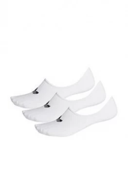 adidas Originals Low Cut Sock (3 Pack) - White Size M Women