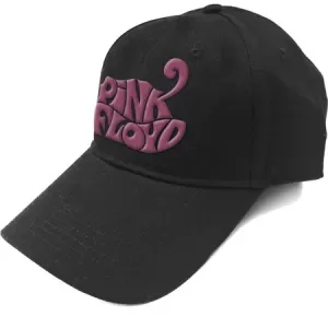 Pink Floyd - Retro Swirl Logo Mens Baseball Cap - Black