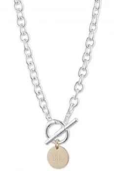 Ladies Lauren Ralph Lauren Jewellery Coin Toggle Necklace 14N00186