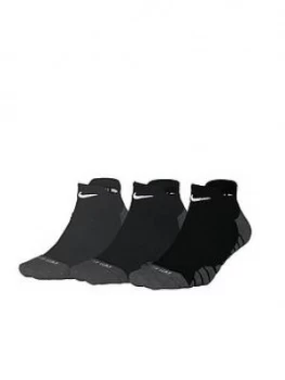 Nike Dry Cushion Low 3 Pack Socks Black Size S Women