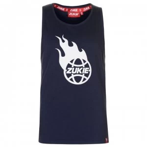 Zukie Printed Vest Mens - Ball of Fire