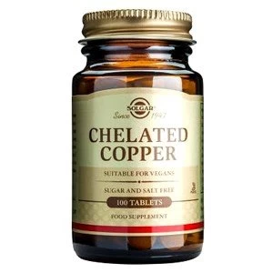 Solgar Chelated Copper Tablets 100 tablets