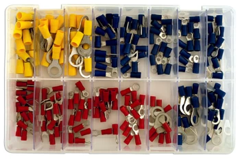 Assorted Rings & Fork Terminals Box Qty 200 Connect 31854