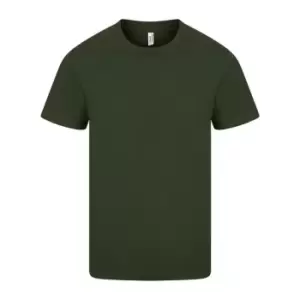 Casual Classic Mens Ringspun Tee (S) (Forest Green)