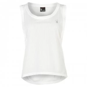 Spyder Vista Sleeveless T Shirt Ladies - White