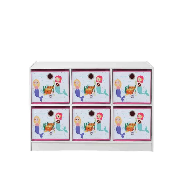 Lloyd Pascal 6 Cube With 6 X Mermaid Storage Boxes