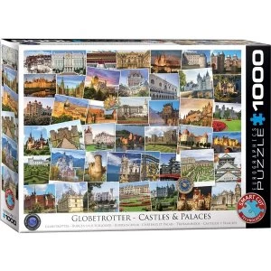 Globetrotter Castles + Palaces Eurographic 1000 Piece Jigsaw Puzzle