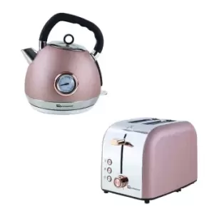 SQ Professional 9456 Epoque 1.8L Stainless Steel Electric Kettle & 2 Slice Toaster Set