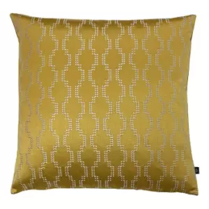 Ashley Wilde Nash Embroidered Cushion Cover (50cm x 50cm) (Antique Gold)