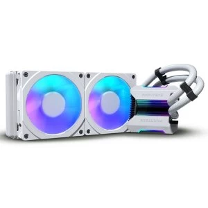 Phanteks Glacier One 240MPH All In One CPU Water Cooler HALOS D-RGB White - 240mm