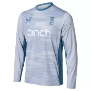 2022 England Cricket Long Sleeve T-Shirt (Grey)