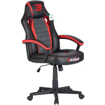 BraZen Salute PC Gaming Chair - Red