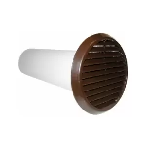 Xpelair SS150WKBR Simply Silent 150mm Wall Kit Round - Brown