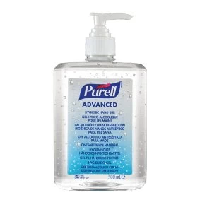 Purell Advanced Hygienic Hand Rub 500ml 9268 12 EEU00