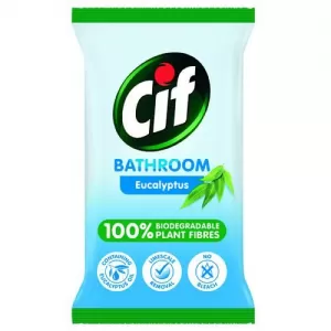 Cif Bio Bathroom Wipes - 80