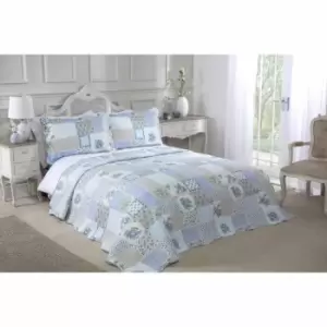 Emma Barclay Cotswold Bedspread Single Bed Blue