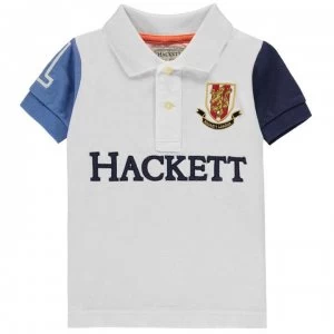 Hackett Hackett Boys Multi-coloured Short-Sleeved Polo Shirt - 800 White
