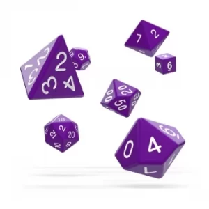Oakie Doakie Dice RPG Set (Solid Purple)