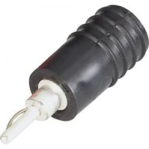 Plug to plug connector 2mm plug 4mm socketBlackSchneppUeS 20401 pcs